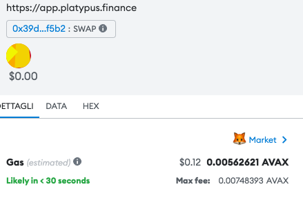 Minimizing fees from swaps