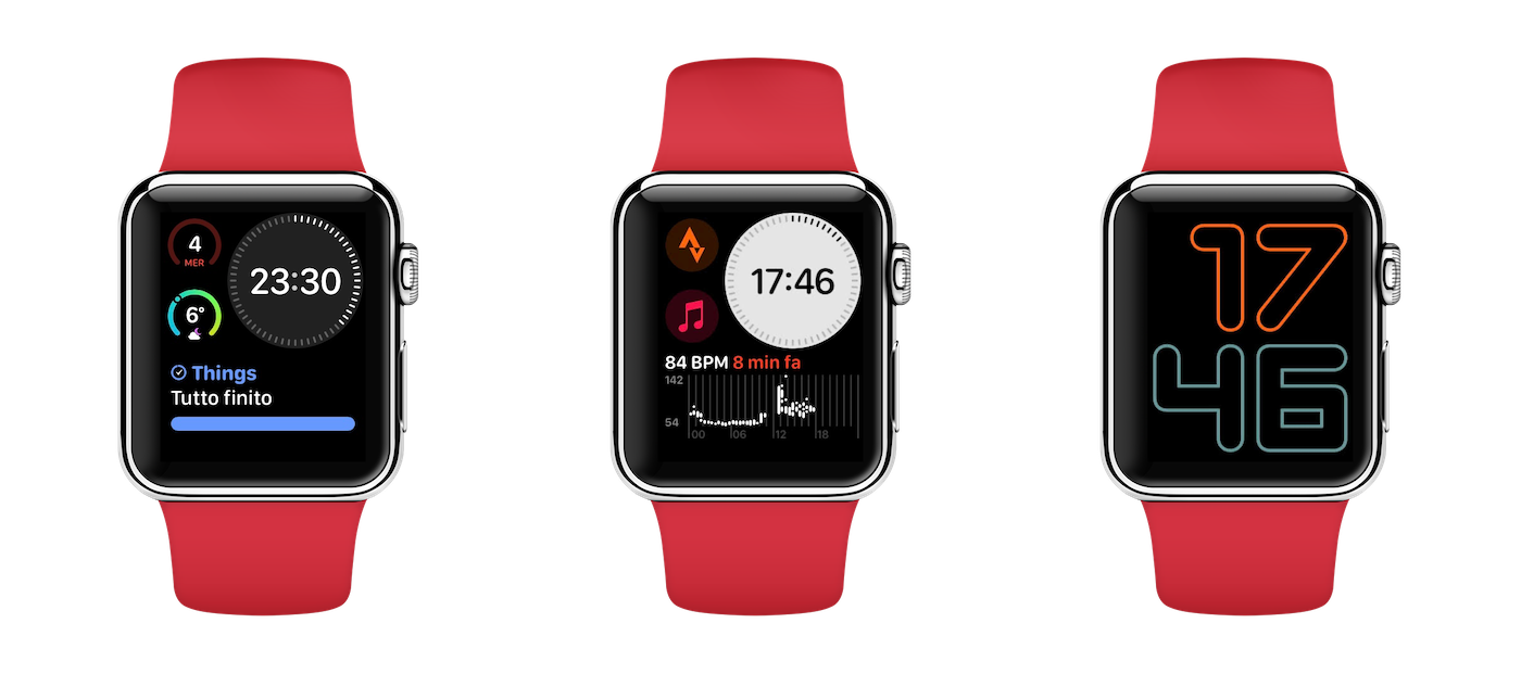 Homescreen Apple Watch, 2020